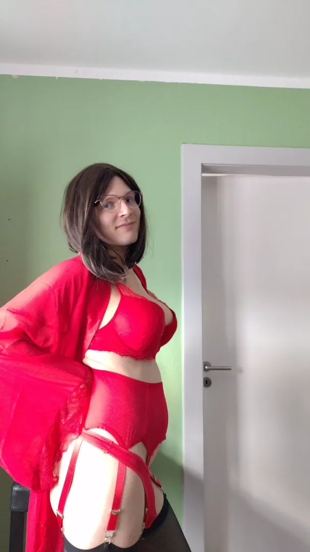 Dressed in my favourite lingerie
