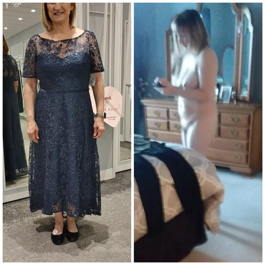 Dressed naked wife