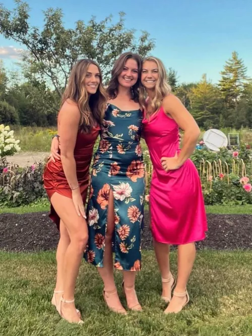 Dresses and heels