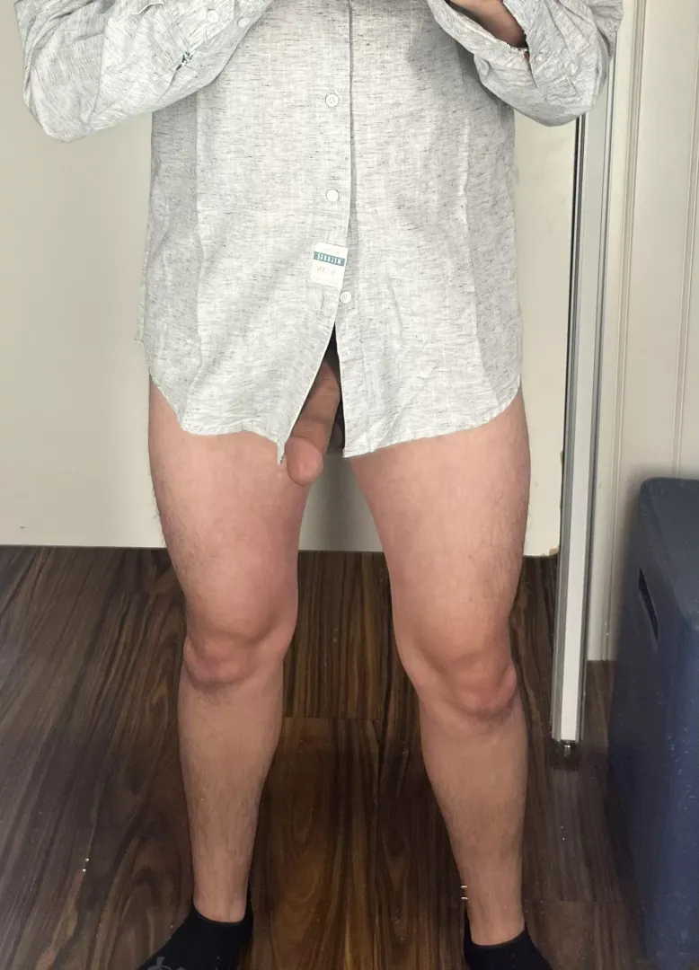 Dressing room boner