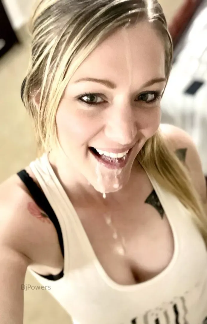 Dripping cum but ready for more