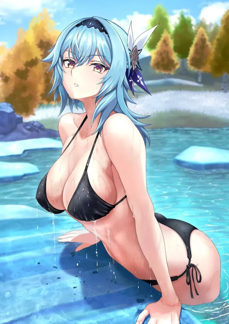 Dripping wet boobs