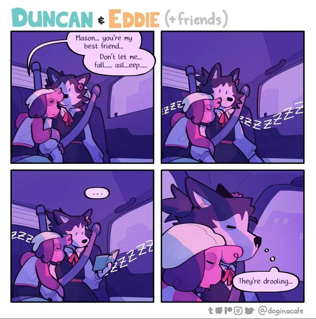 drool (doginacafe)