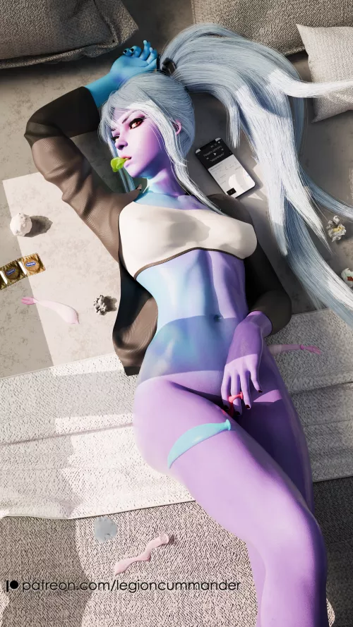 Drow Ranger chilling after hard day [Drow Ranger] (legioncummander)