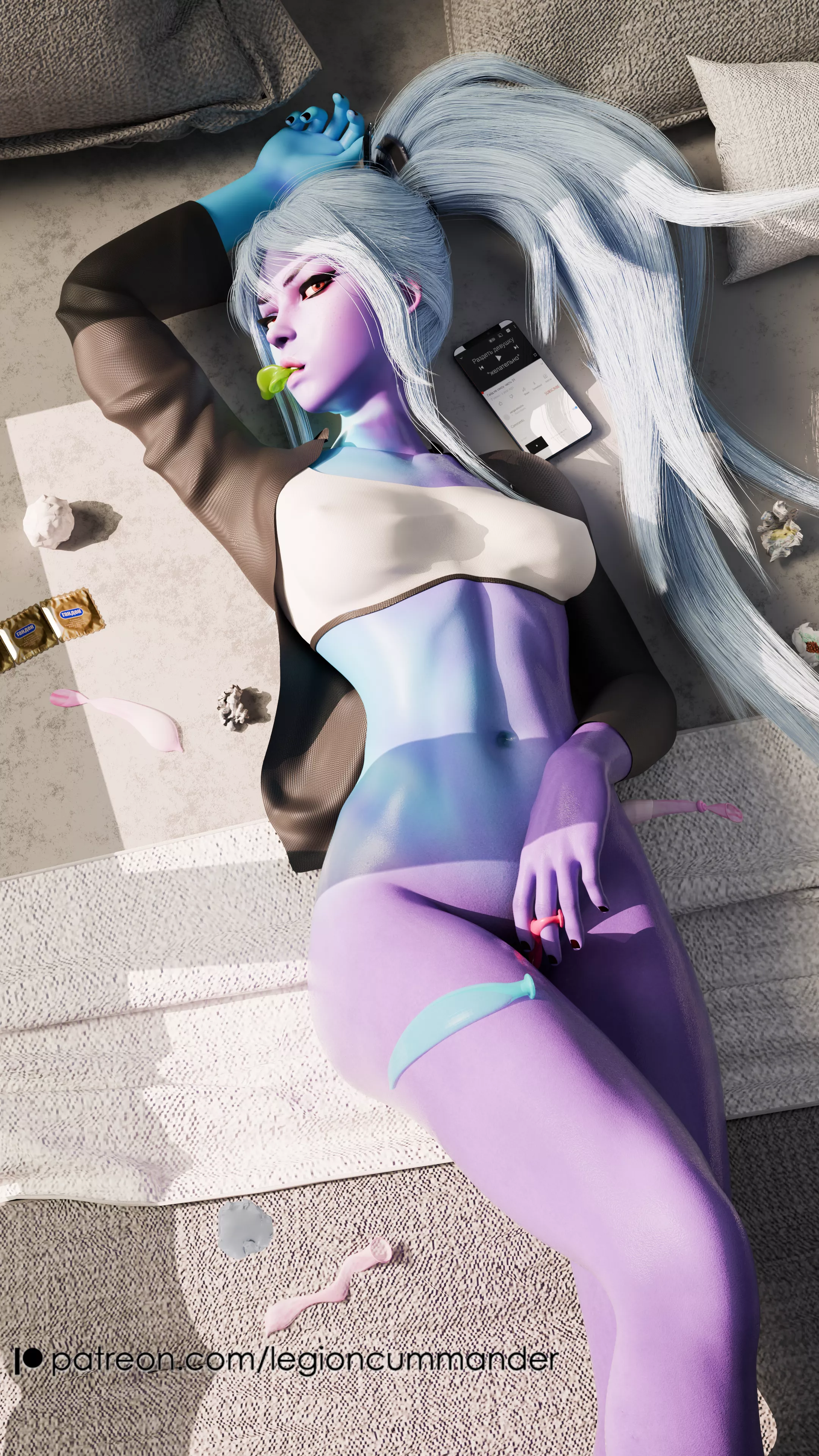 Drow Ranger chilling after hard day [Drow Ranger] (legioncummander)
