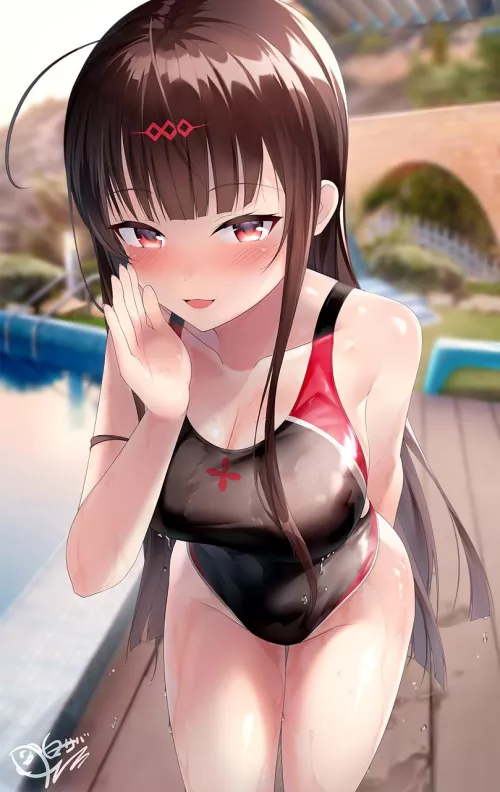 DSR-50 Whispers to Commander that he can Have Sex with her after Swimming [Girls Frontline] (Shirosaba)