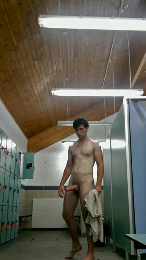 Dude with a hard cock
