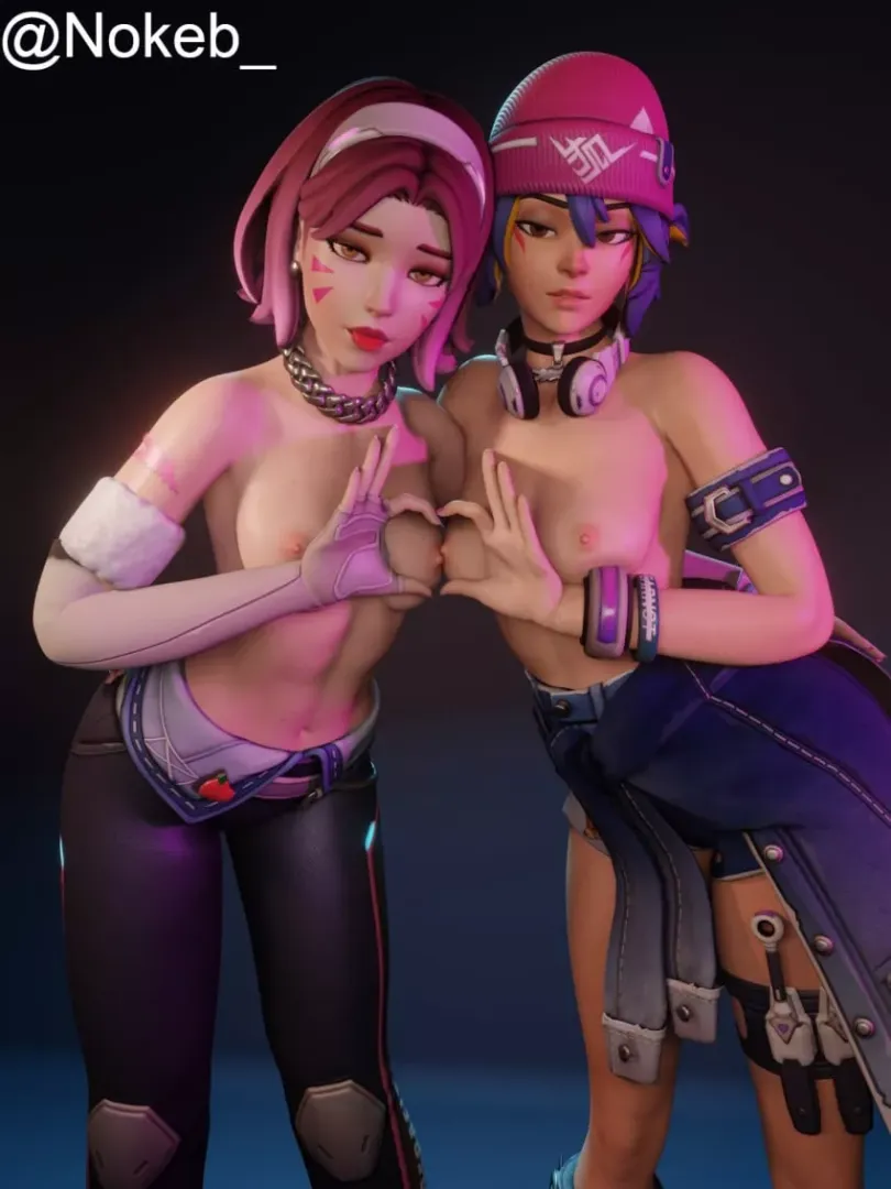 D.va & Kiriko /nokeb