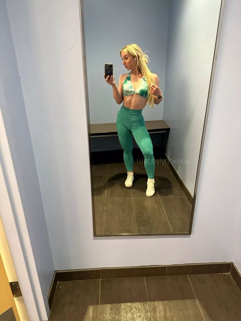 Early morning gym sesh
