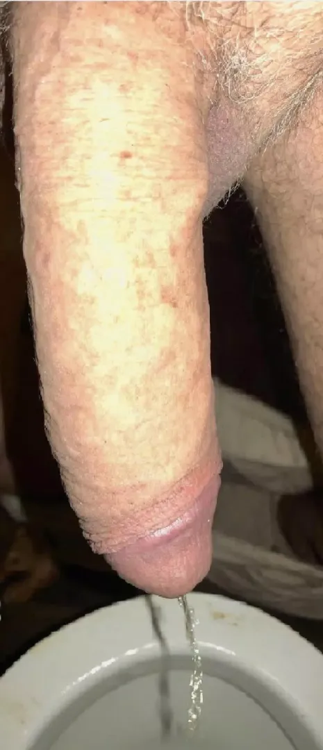 Early morning piss.