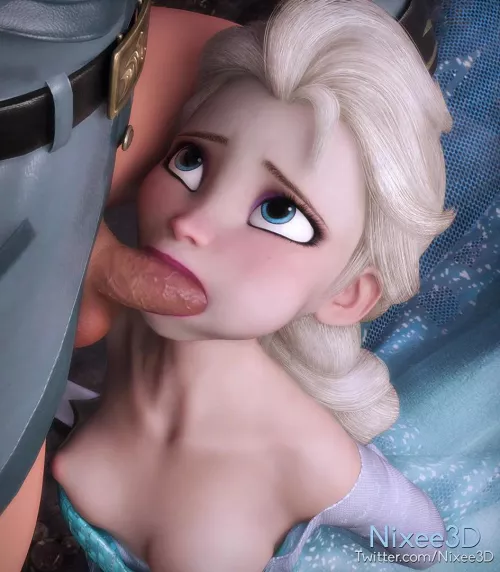Elsa at work.
