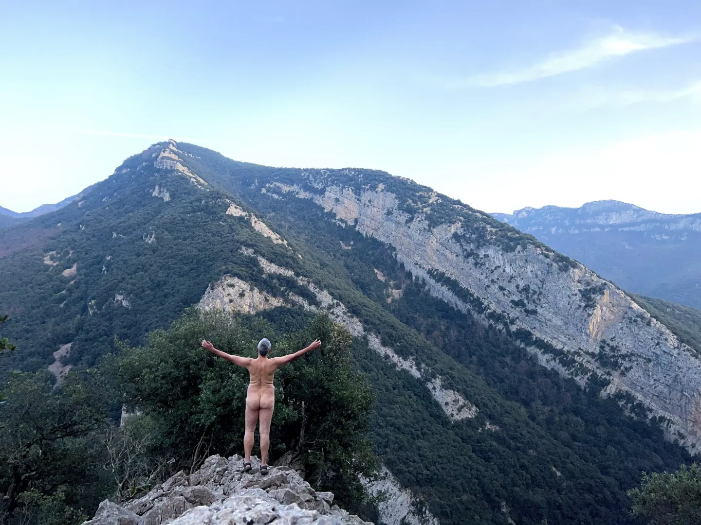 Embracing nature…