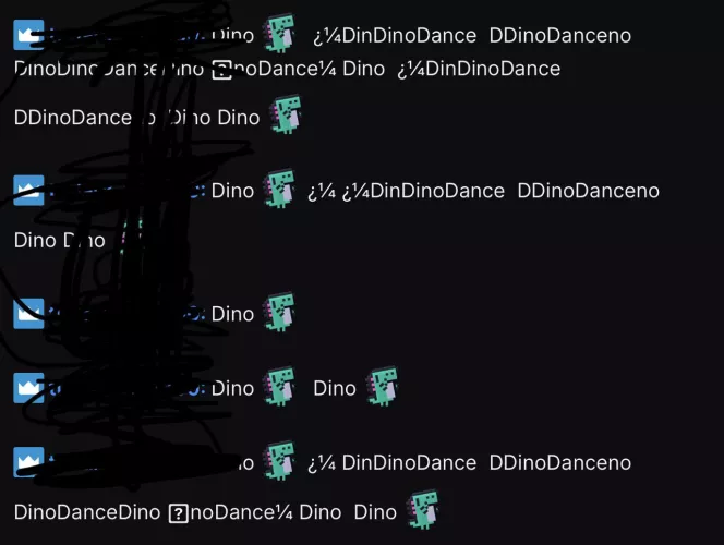 Emotes show as text on mobile