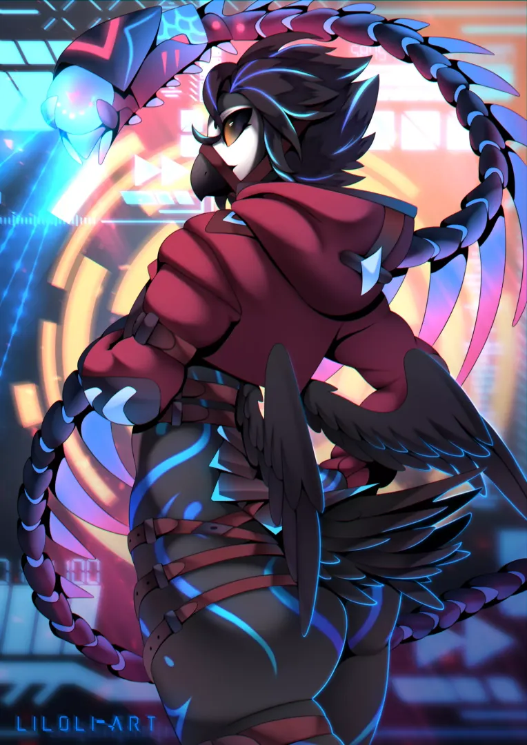energy owl (art by me)