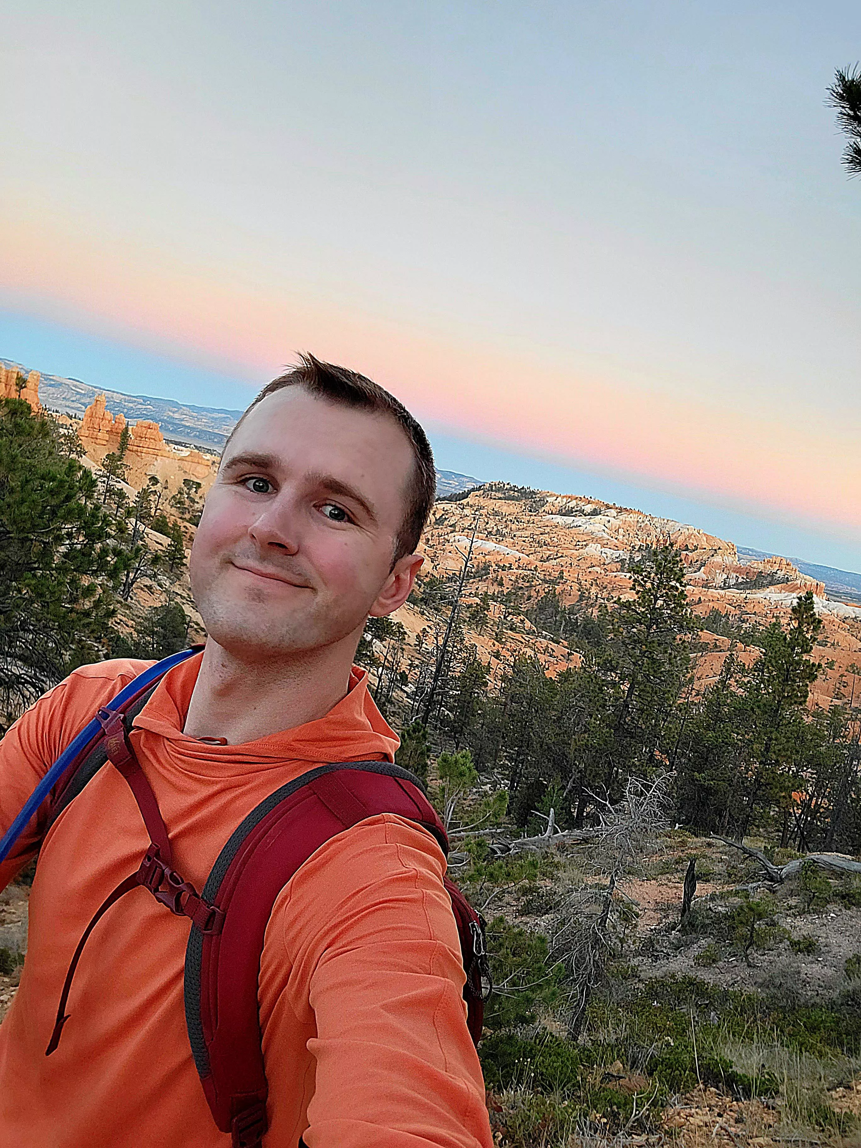 Enjoying a gorgeous evening hike