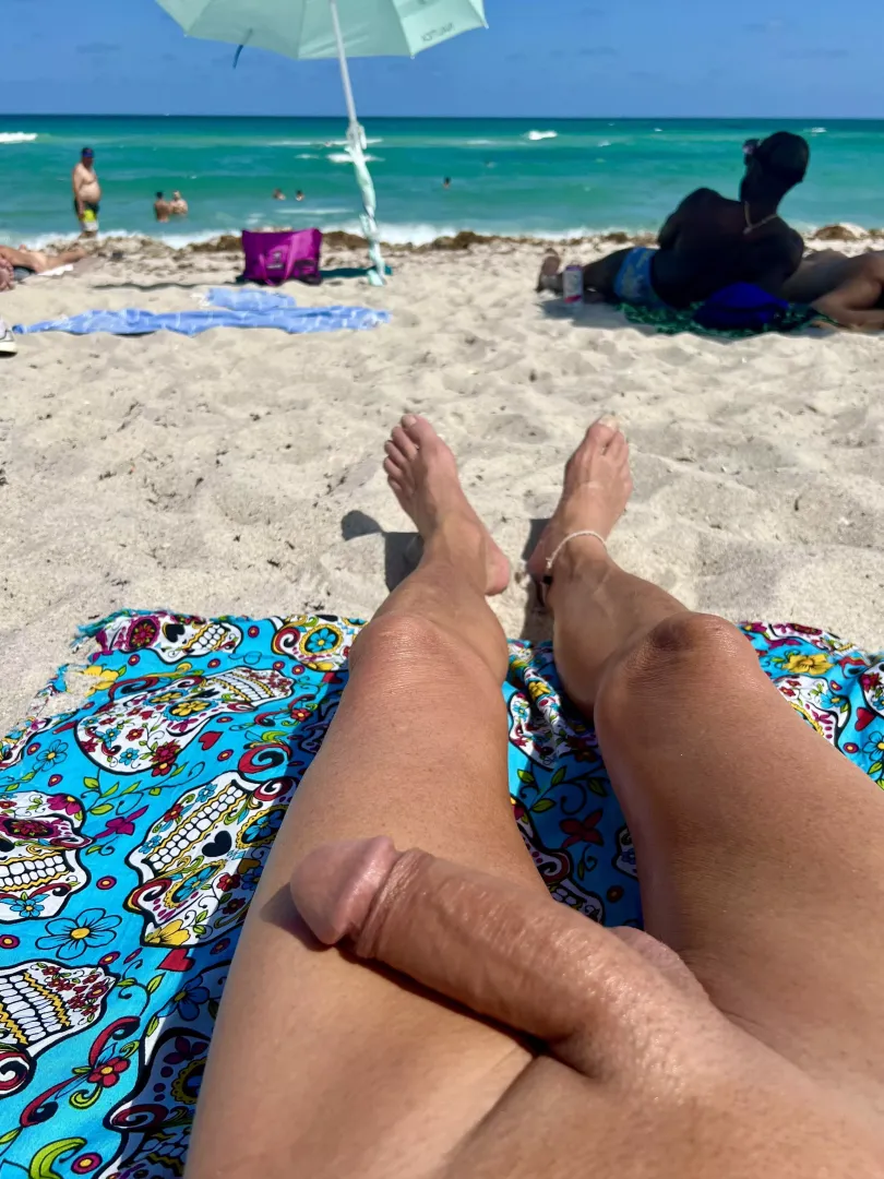 Enjoying Haulover Beach