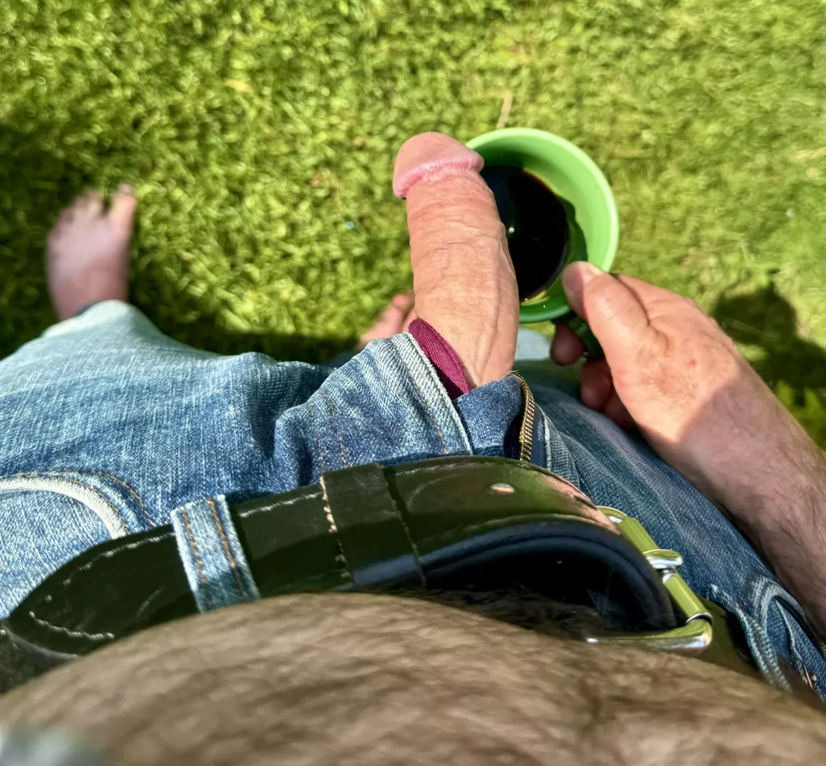 Enjoying it outside