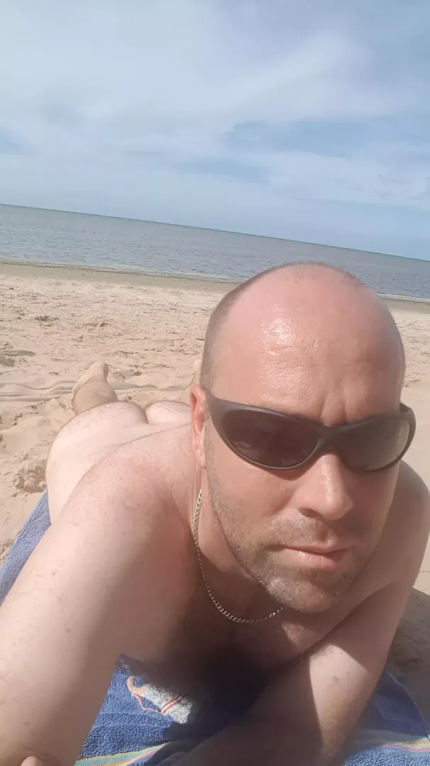 Enjoying the beach