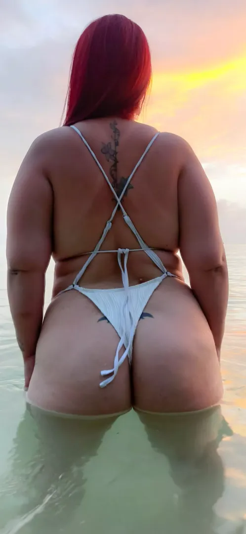 Enjoying the Caribbean sea