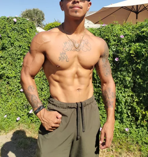 Enjoying the outdoors
