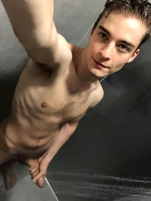 Enjoying the shower a bit too much