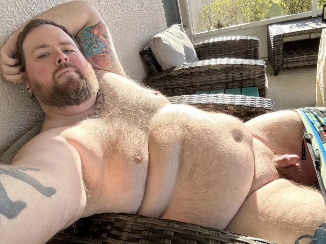 Enjoying the sun