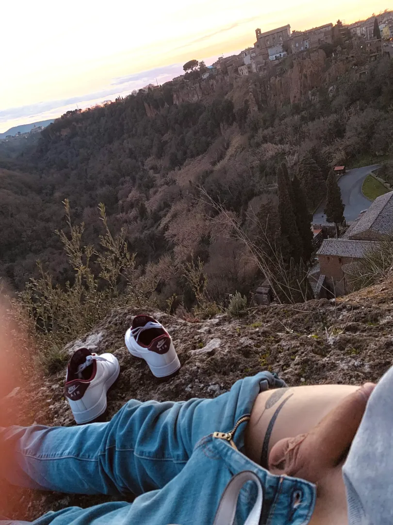 Enjoying the sunset