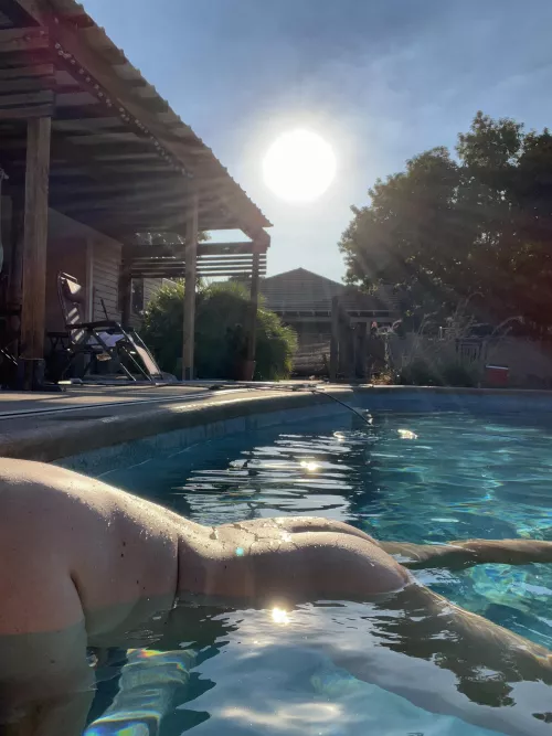 Enjoying time in the Pool on a HOT Day!