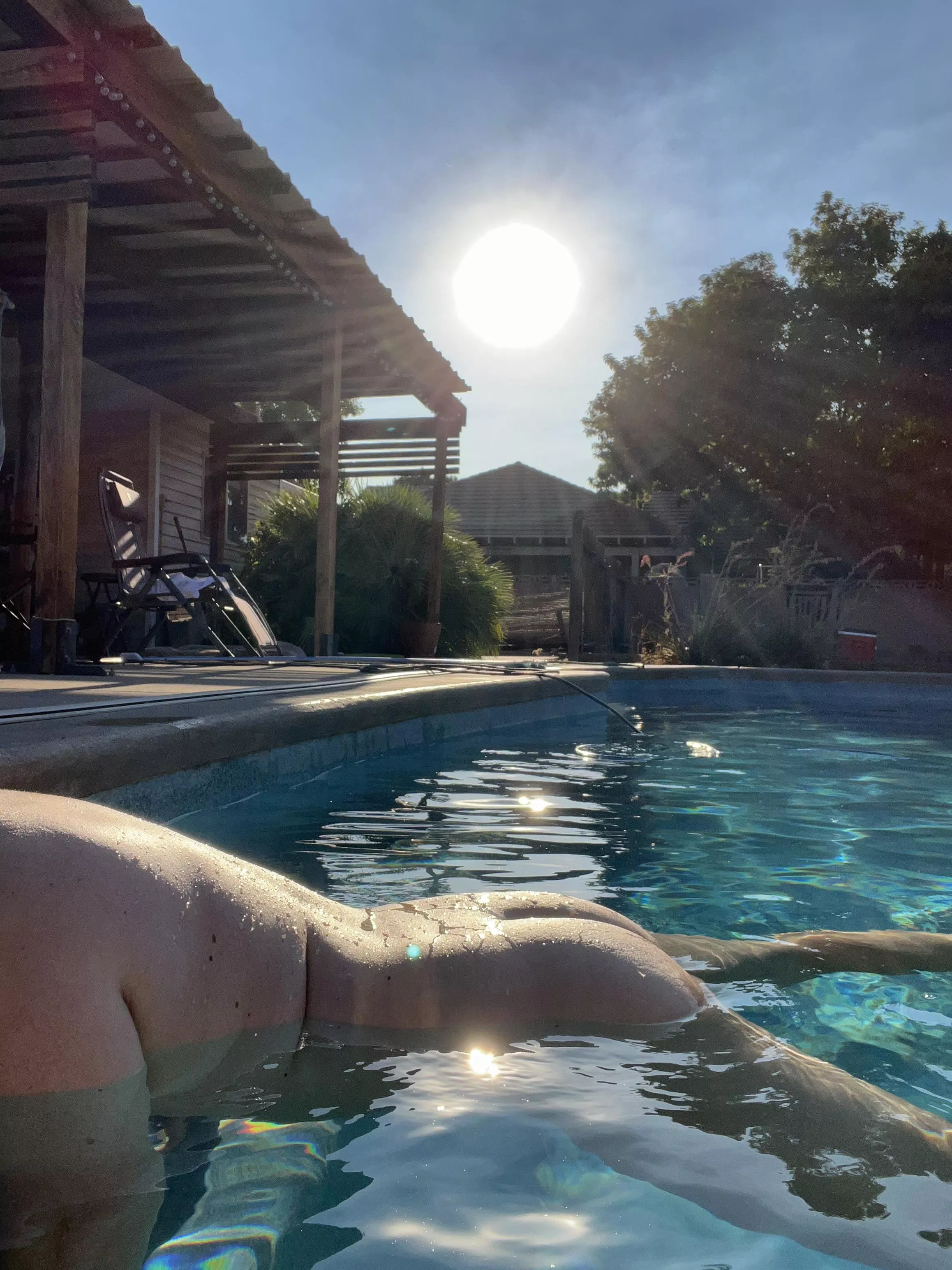 Enjoying time in the Pool on a HOT Day!