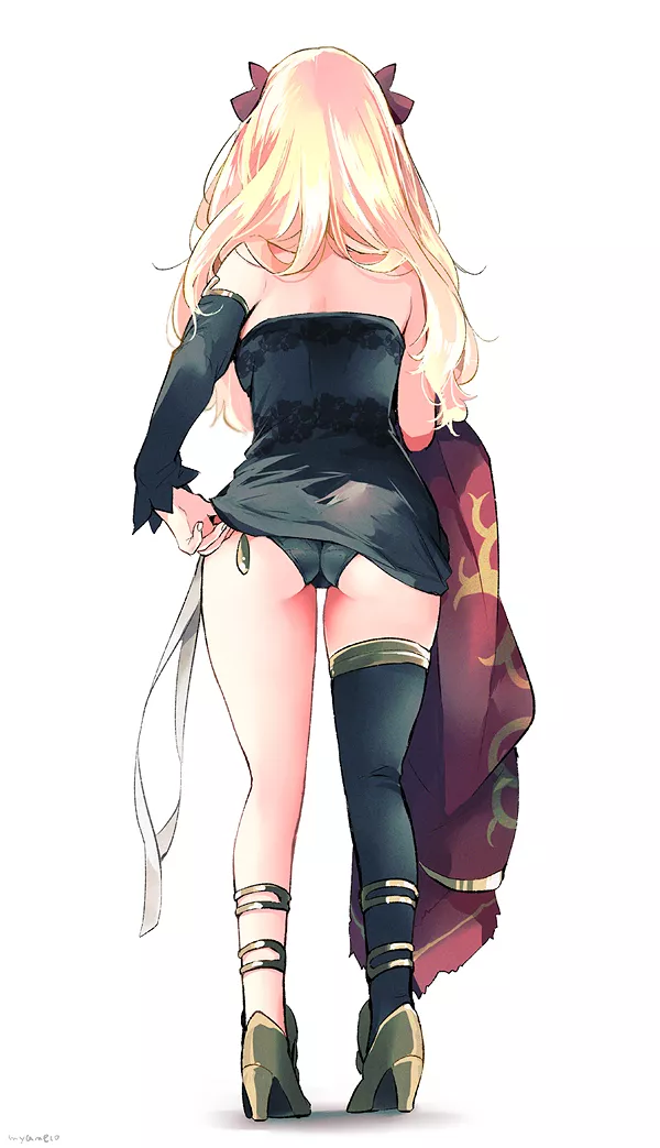 Ereshkigal from behind [Fate/Grand Order]