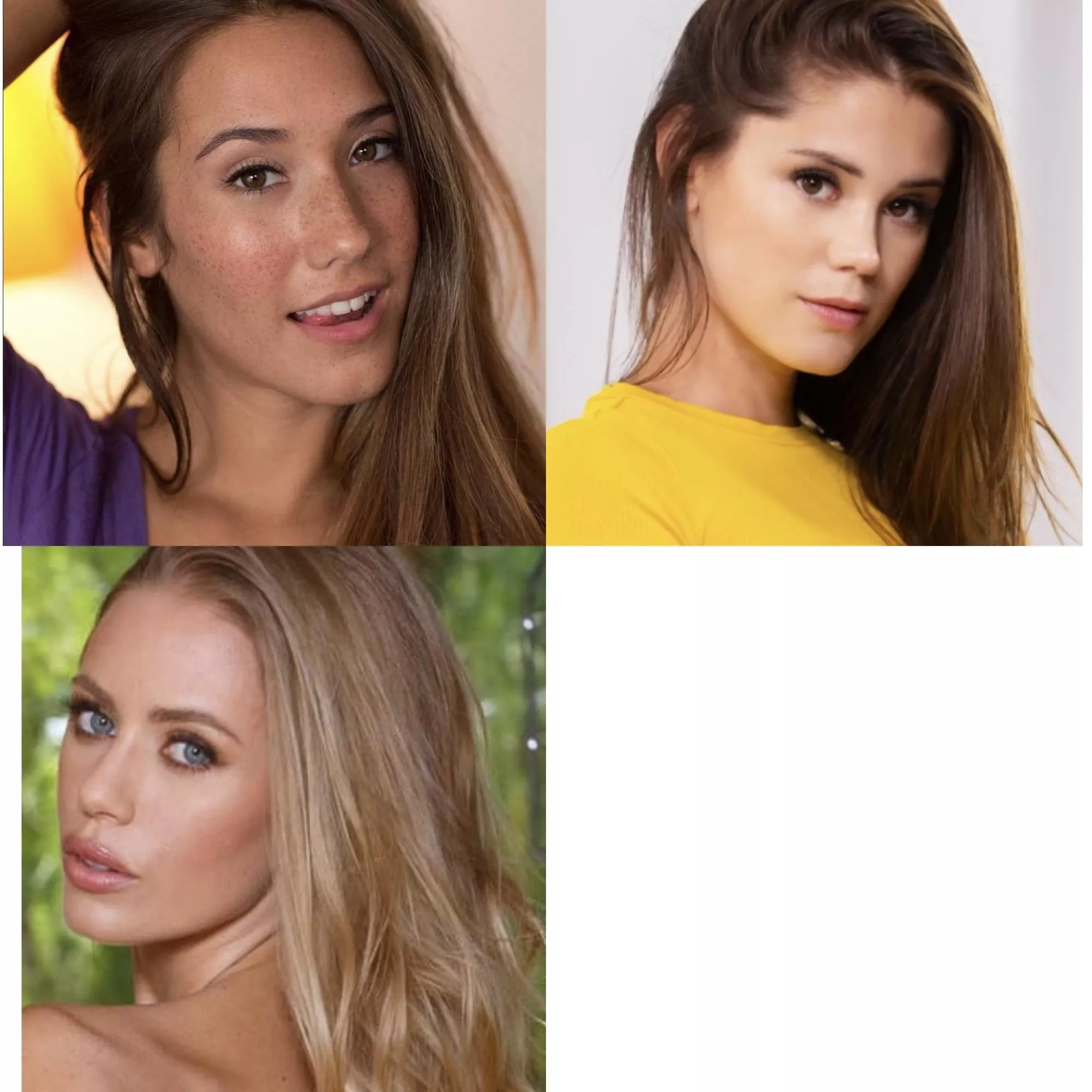 [Eva Lovia] vs. [Little Caprice] vs. [Nicole Aniston] what is your dreamgirl?