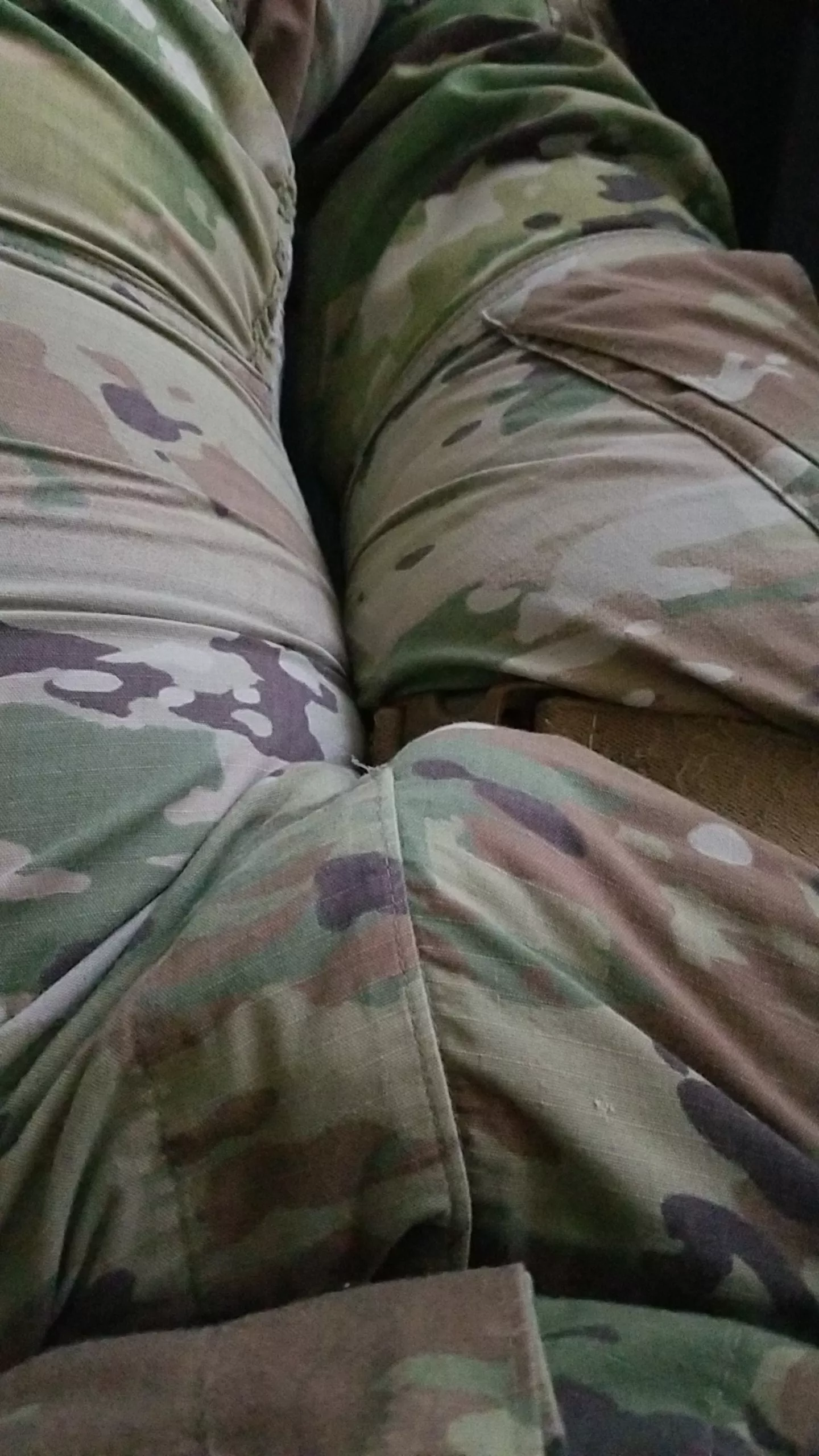 Even camo cant hide it