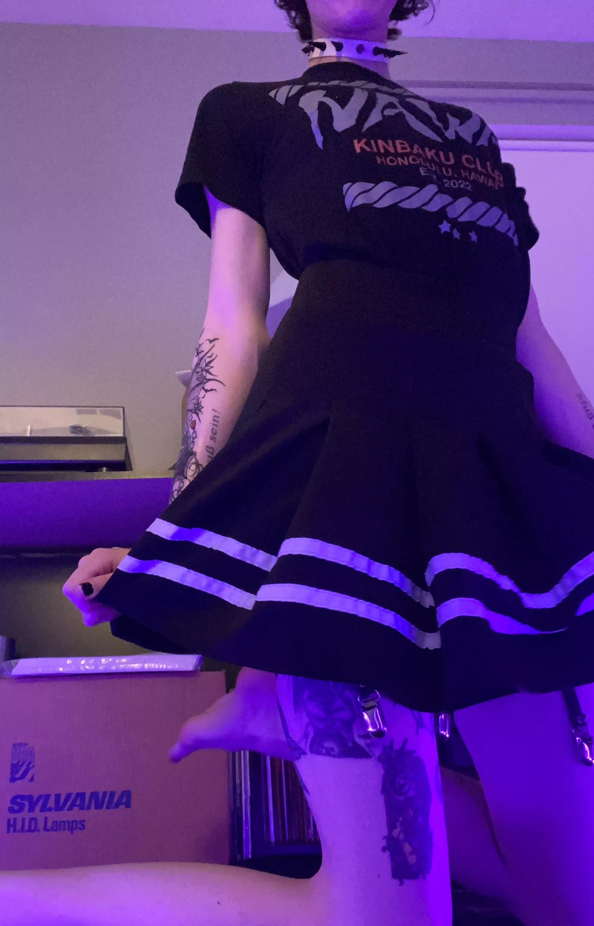 Everyone looks great in a skirt!