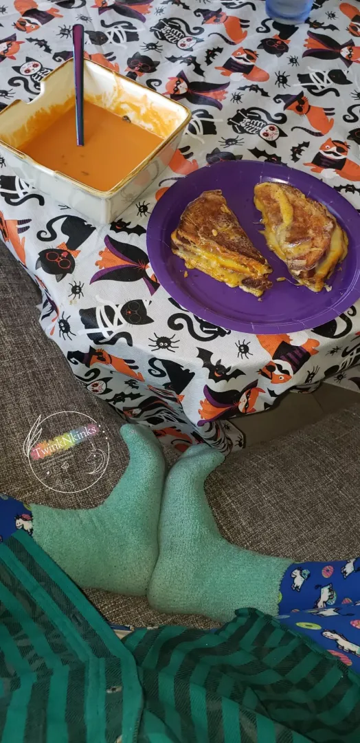 (F) Fuzzy socks and soul food! Who is with me!?