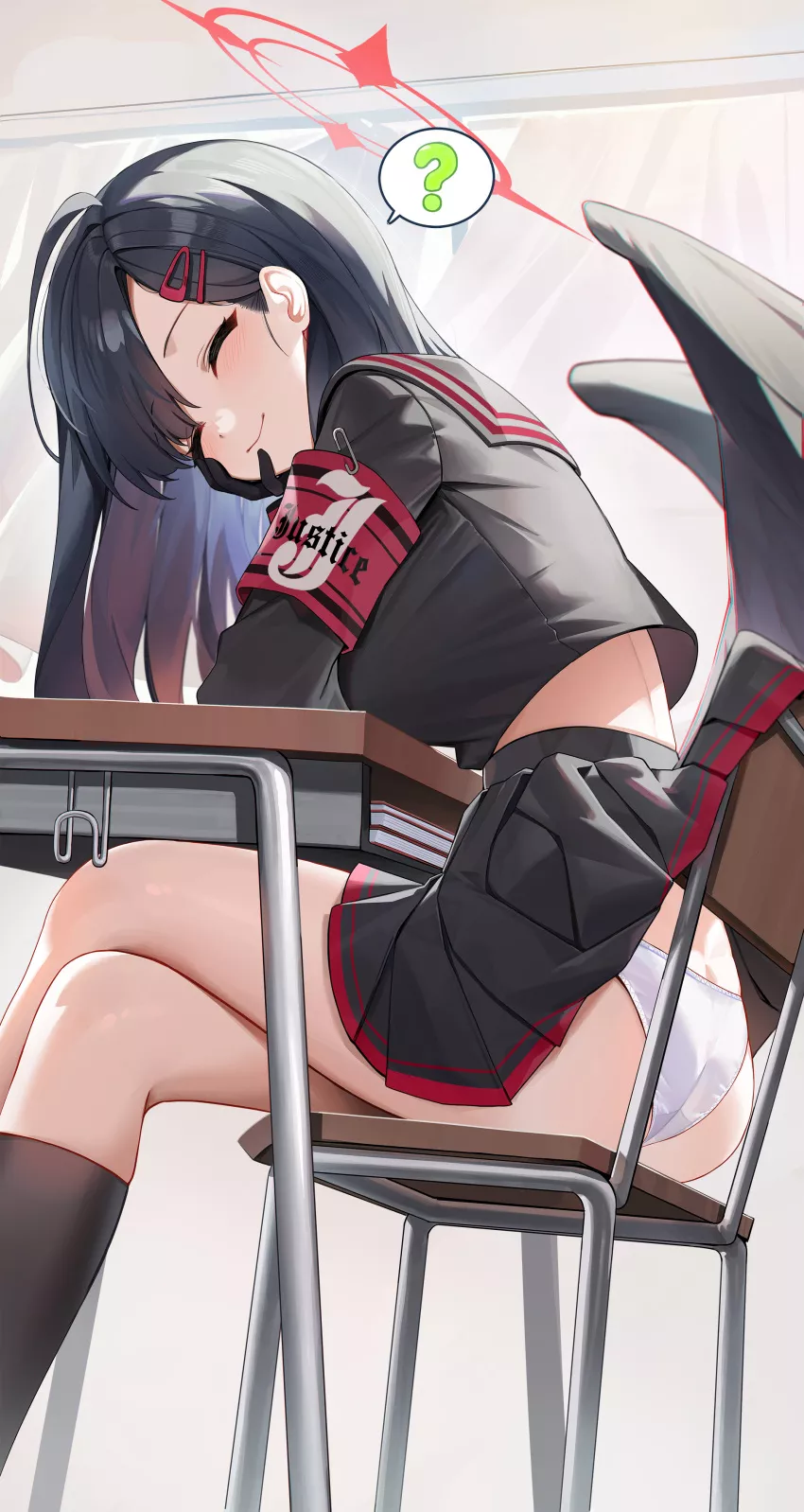 [F] I mean... I think she knows but, I thinks she's just testing you to get closer~