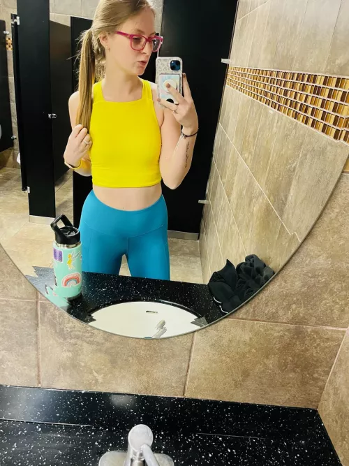 (F) too much color for the gym?