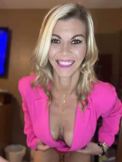 Fake tits with a real smile!