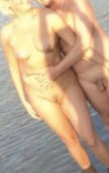 Faliraki nude beach with my better half . ( sorry about the picture quality,our friends had an old camera 😊 )