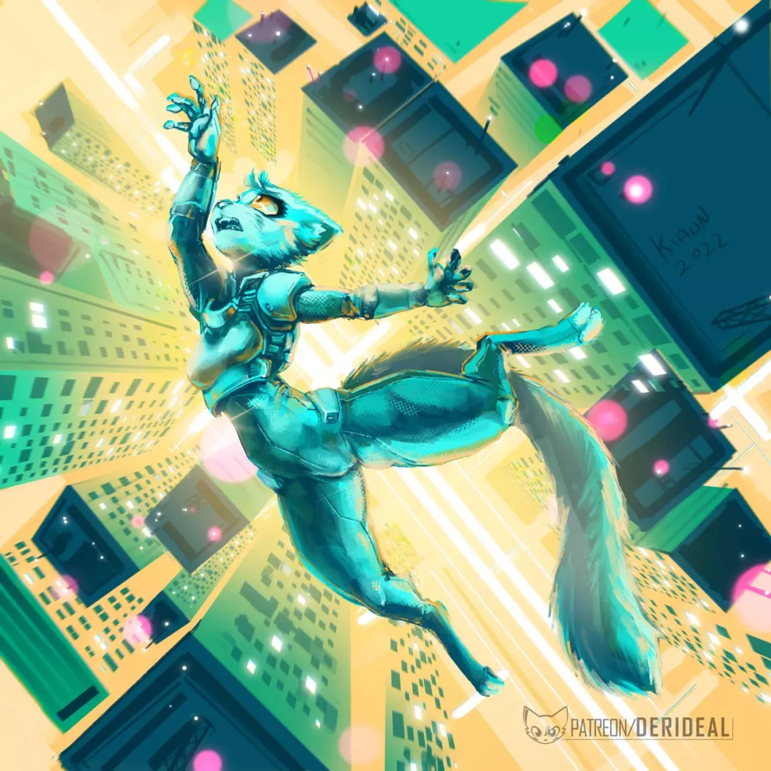 Falling (art by me)