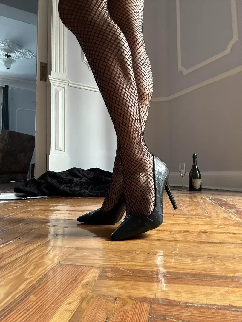 Fancy high heels.