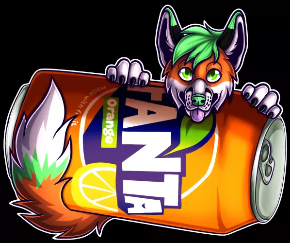 Fanta fox! (my fursona)