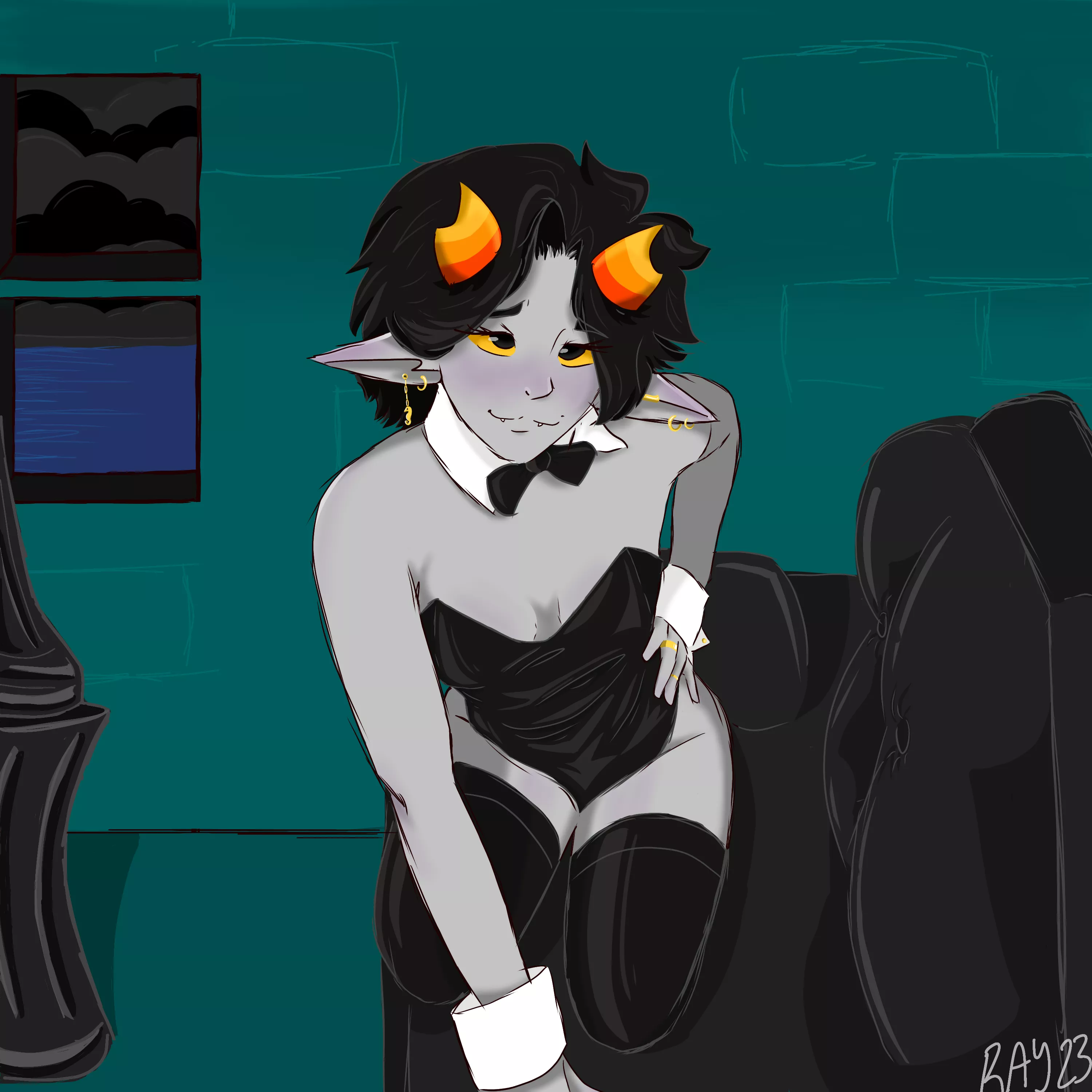 Fantroll bein a little spicy 👀 (its pretty lowkey but I plan to make more NSFW ones later)