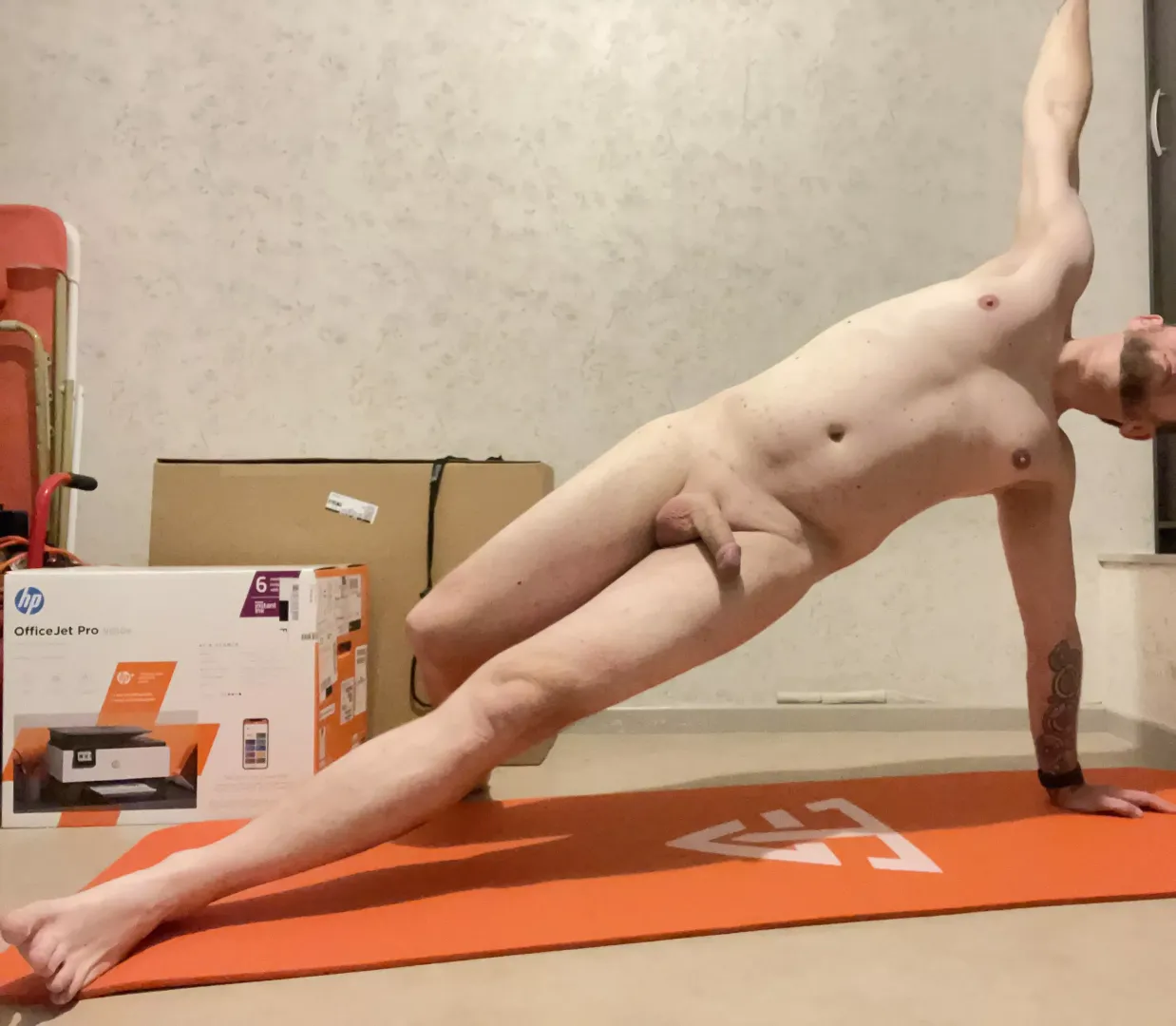 Far from being flexible but I begin to love yoga