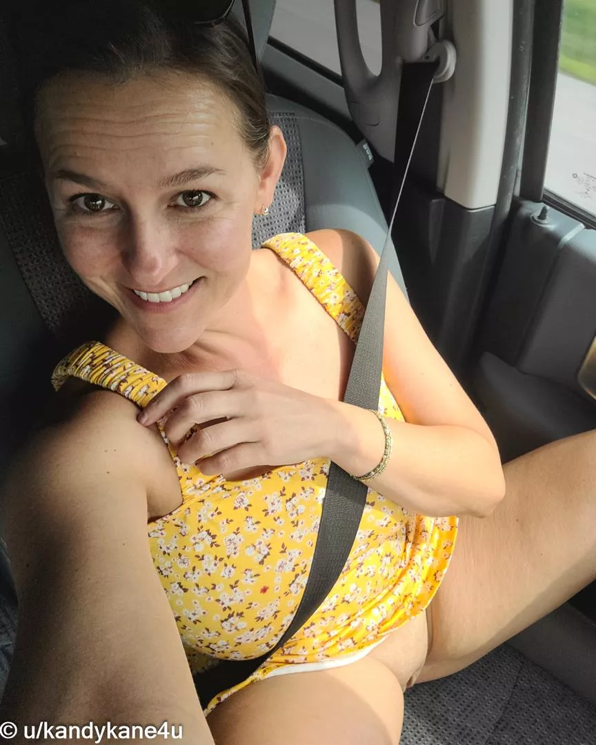 Feeling a bit naughty in the car