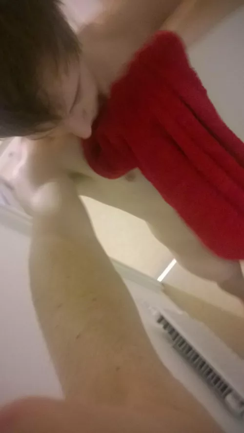 Feeling a little embarrassed getting changed with you all watching