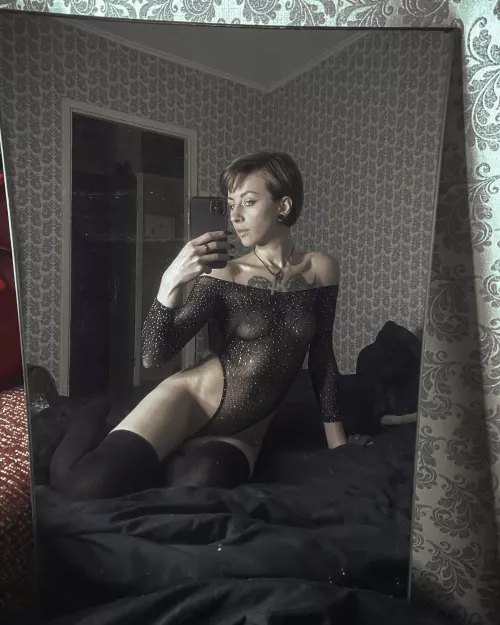 Feeling sexy in my favorite bodysuit