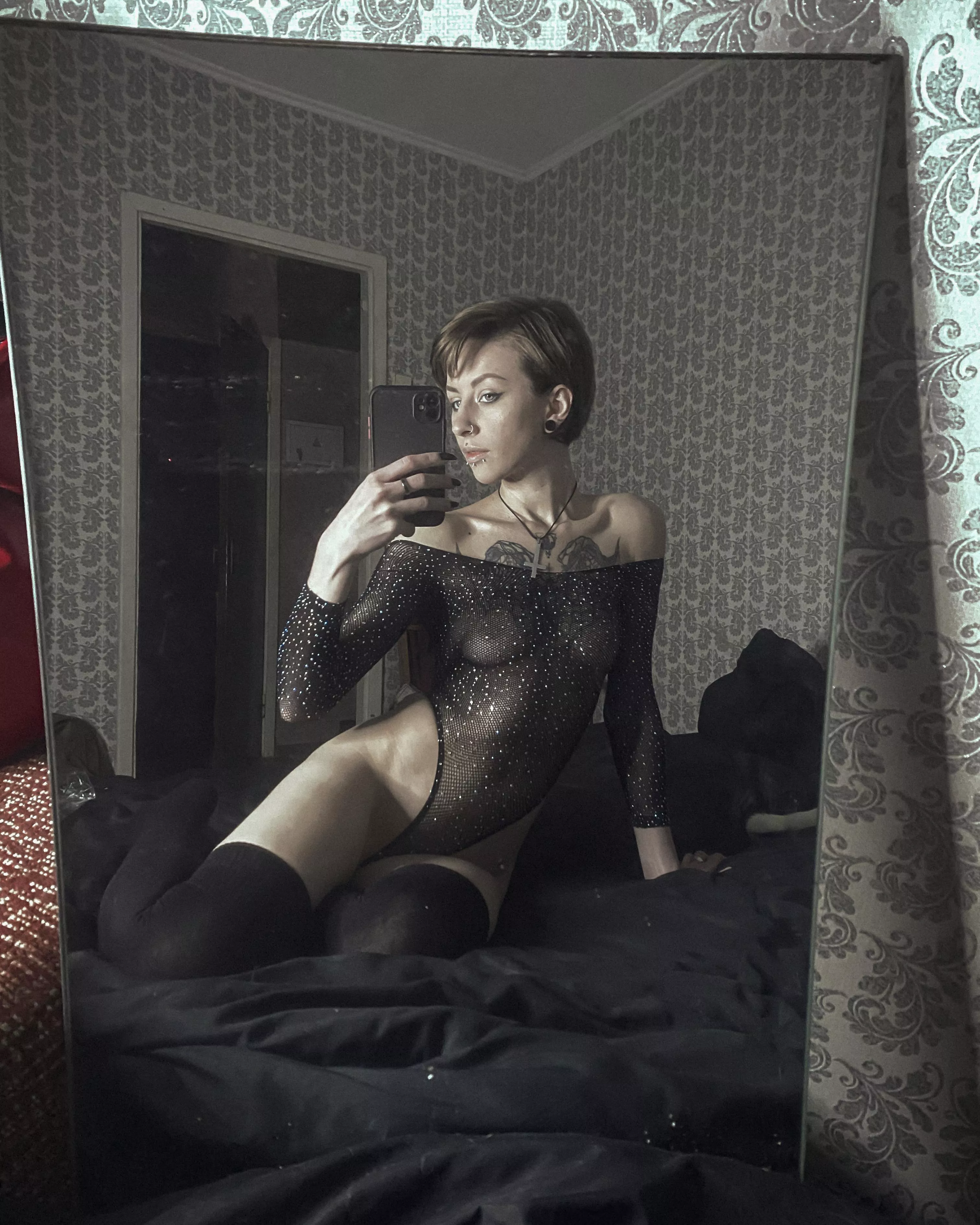 Feeling sexy in my favorite bodysuit