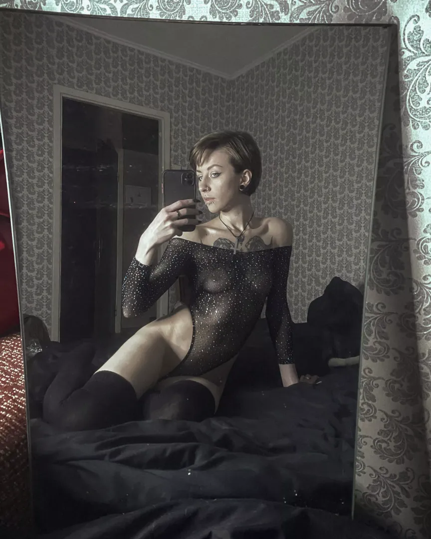 Feeling sexy in my favorite bodysuit