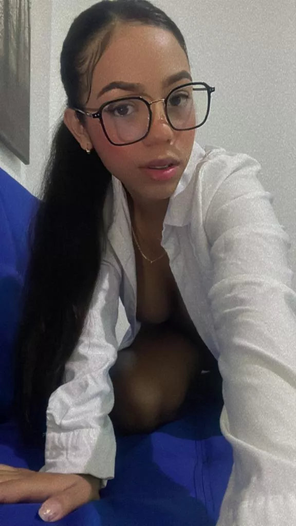 Feeling sexy with glasses