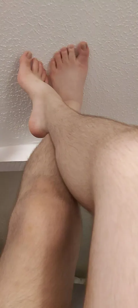 Feet up